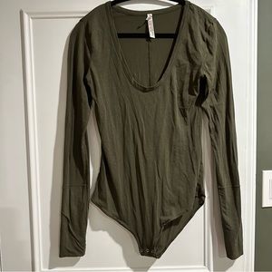 Free people bodysuit - olive green